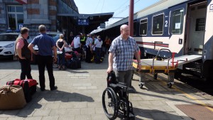 En gare de Tournai