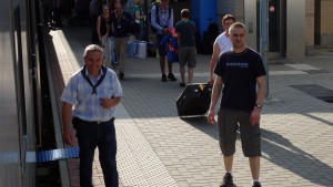 En gare de Charleroi