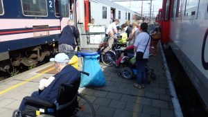 Départ pour Lourdes